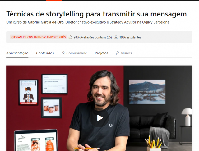 8 - Técnicas de Storytelling para transmitir sua mensagem - Gabriel García de Oro