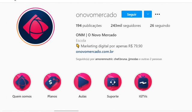  Ideias de Bio para Instagram - O Novo Mercado
